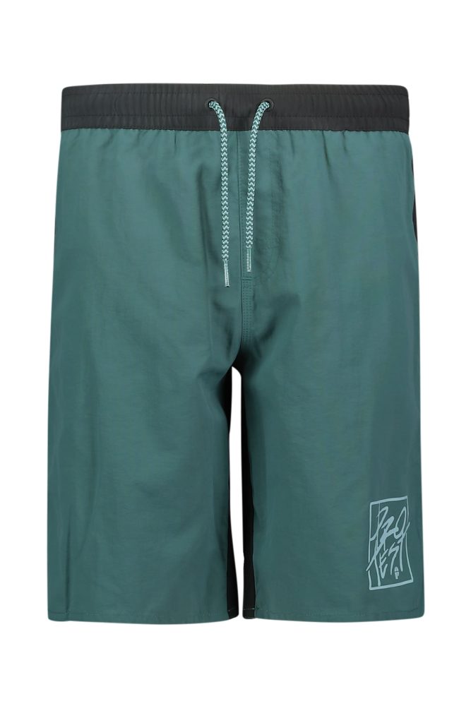 PROTEST PRTJames Jungen Badeshort Grün, , Größe: 128