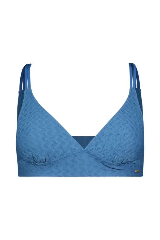 PROTEST MIXSuperas Damen Bikini Top Blau, Damen, Größe: 38