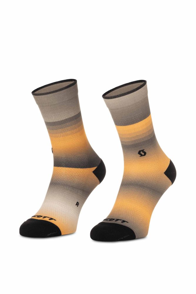 SCOTT Gradient Stripes 36-47 Bikesocken Beige, Herren, Größe: M