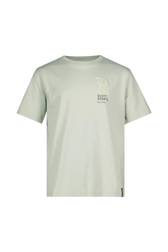 SCOTT Graphic Kinder T-Shirt Grau, , Größe: 140