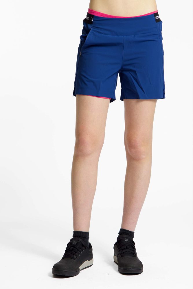 Stoke Manuka 2in1 Damen Bikeshort Blau, Damen, Größe: S