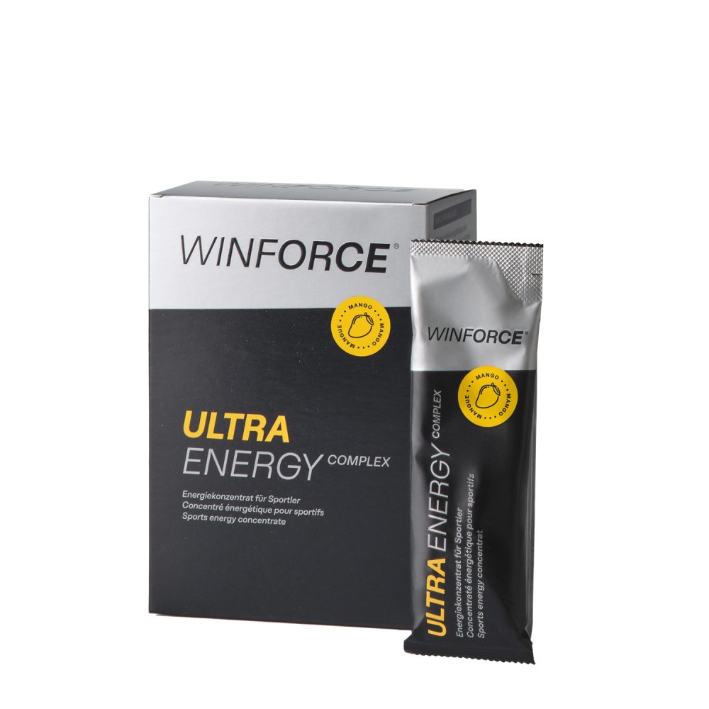 Winforce Ultra Energy Complex Mango 10 x 25 g Energy Gel Schwarz, Herren, Größe: 0