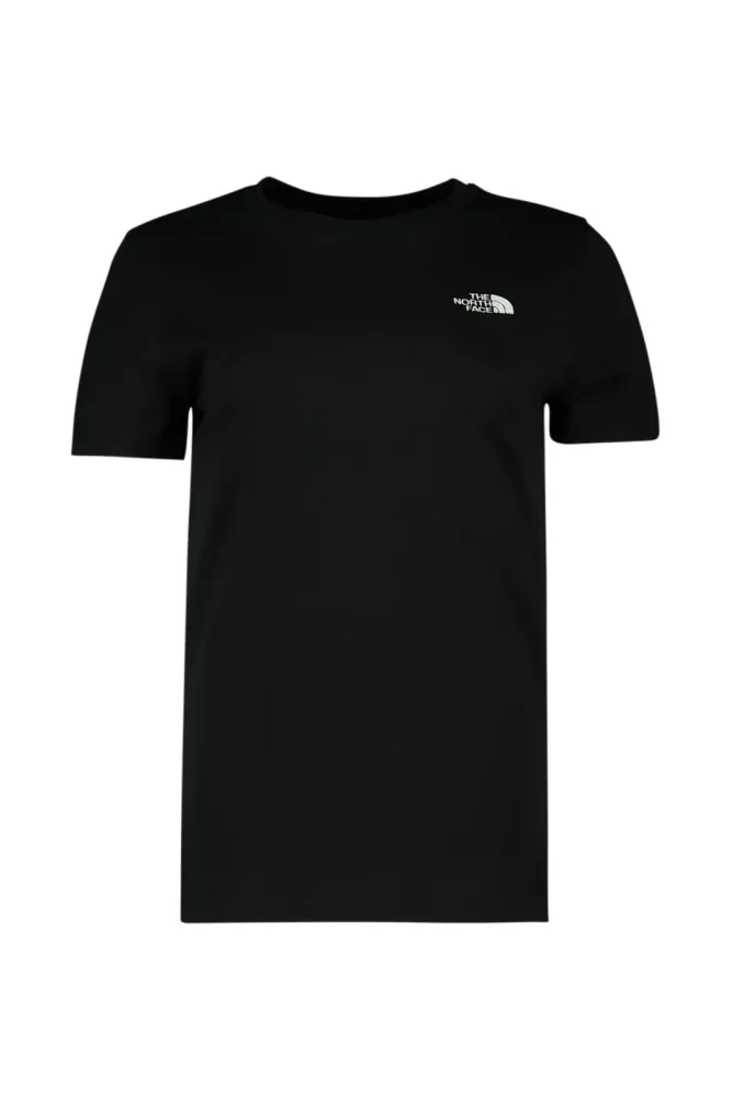The North Face - T-Shirt, W Evolution Simple Dome Slm Short Sleeve, M, Black