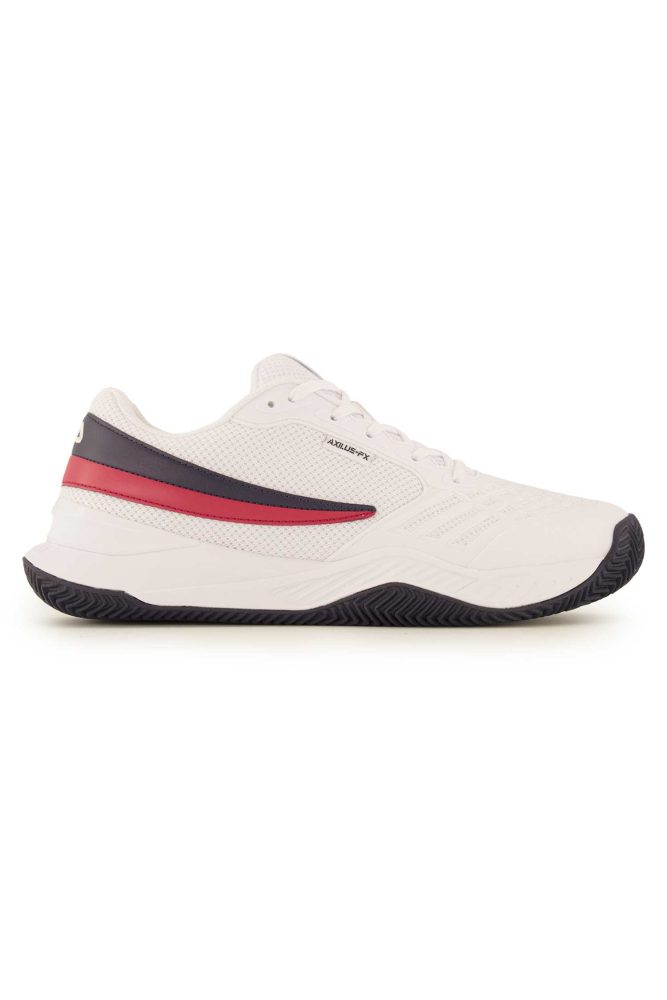 FILA Axilus FX Claycourt Herren Tennisschuh Weiss, Herren, Größe: 8 1/2