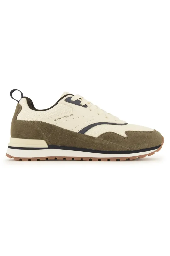BEACH MOUNTAIN Trackwave Herren Sneaker Grün, Herren, Größe: 43