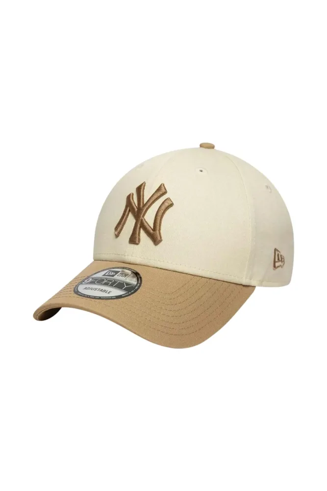 New Era New York Yankees MLB Colour Block 9FORTY® Cap Beige, Herren, Größe: 0