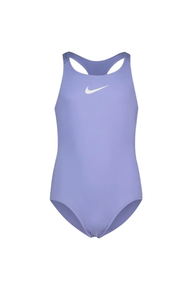 Nike Essential Racerback Mädchen Badeanzug Lila, , Größe: XS