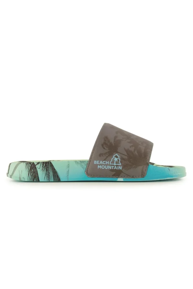 BEACH MOUNTAIN Palms Kinder Slipper Grün, , Größe: 32