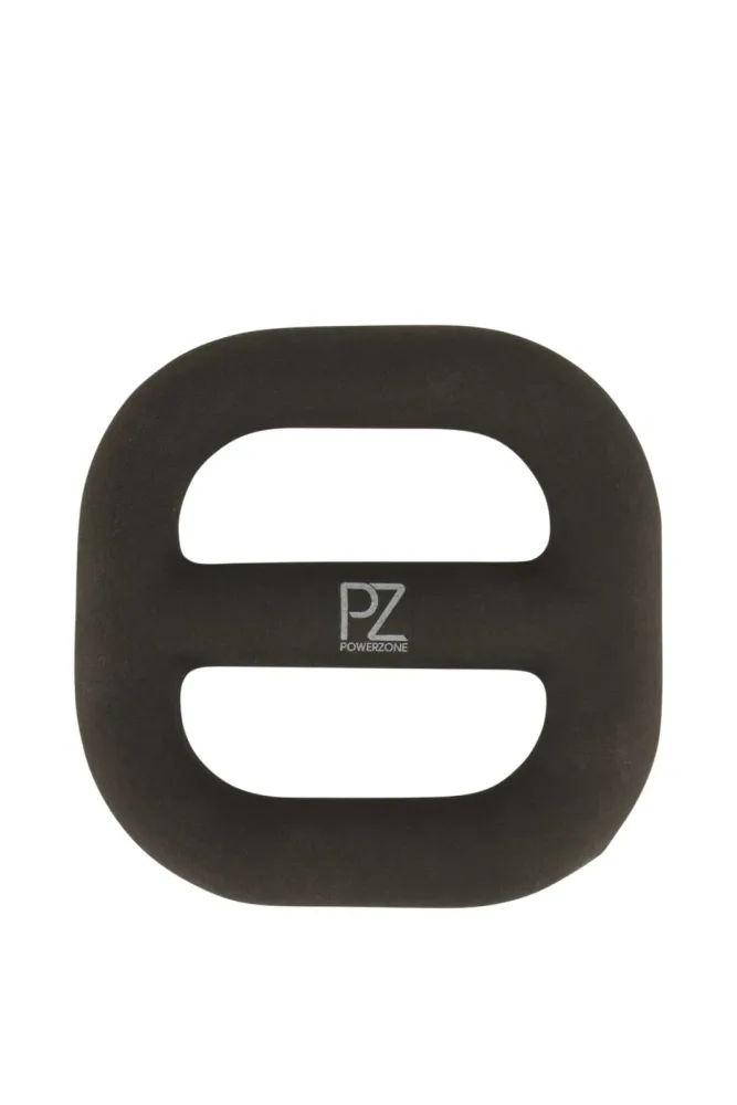 POWERZONE Square 2 x 1 kg Hantel Schwarz, Herren, Größe: ONE SIZE
