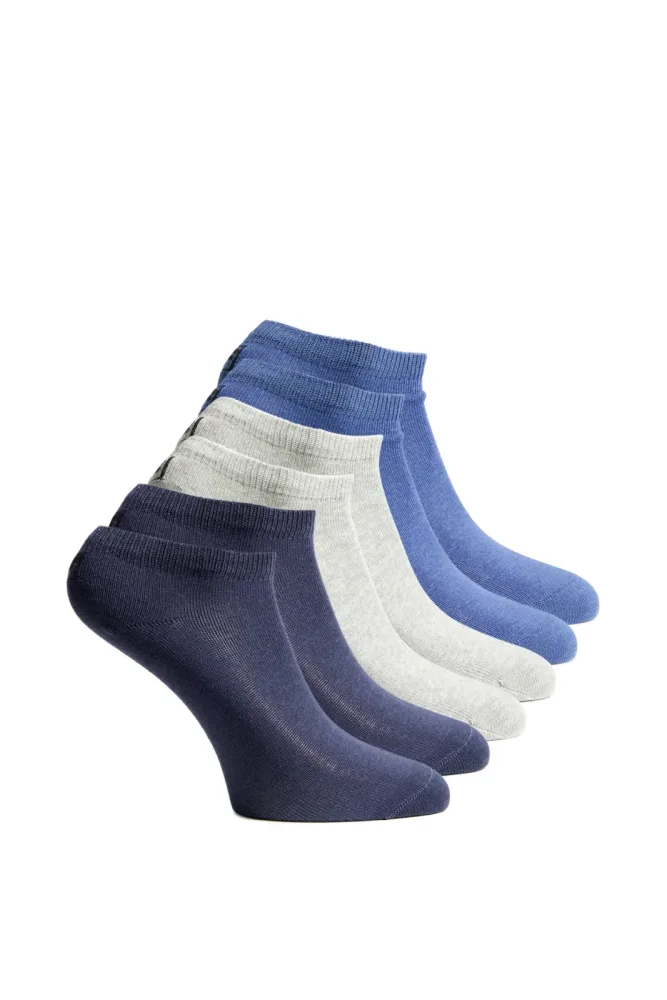 FILA 6-Pack No Show 31-46 Socken Blau, Herren, Größe: II