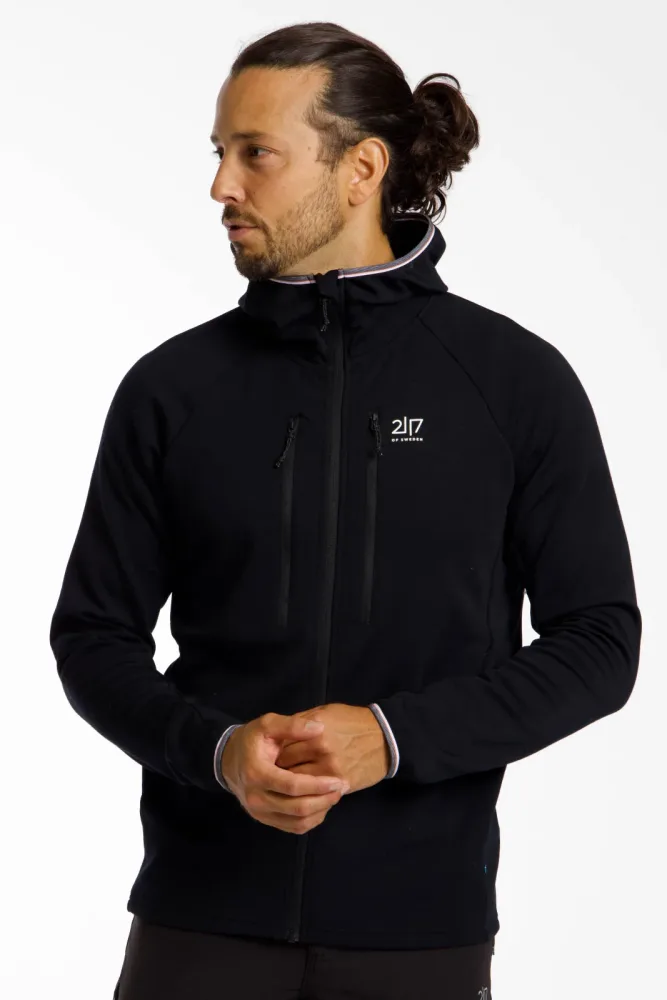 2117 OF SWEDEN Skaulo Wool Herren Midlayer Schwarz, Herren, Größe: M