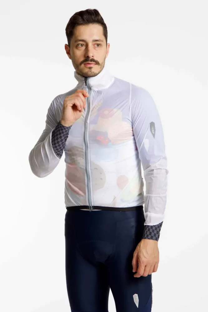 Q36.5 Air Herren Bikejacke Weiss, Herren, Größe: L