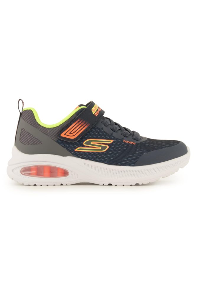 Skechers Microspec Max Advance Kinder Sneaker Blau, , Größe: 28