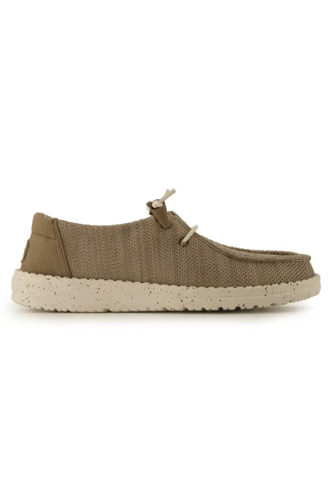 HEY DUDE Wendy Stretch Sox Damen Sneaker Braun, Damen, Größe: 37