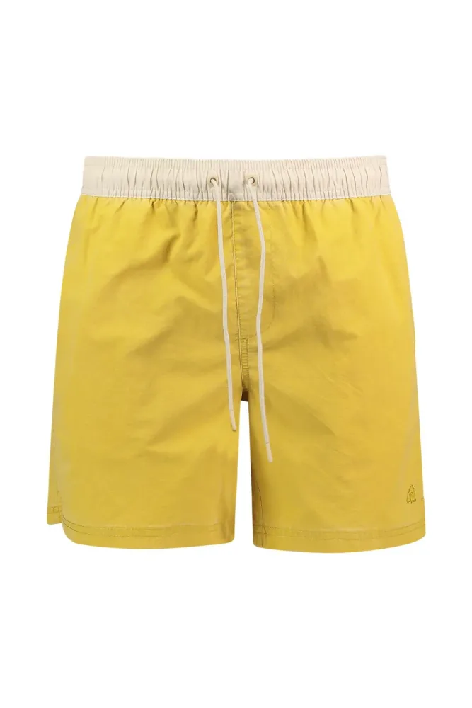 BEACH MOUNTAIN Herren Badeshort Senf, Herren, Größe: XL