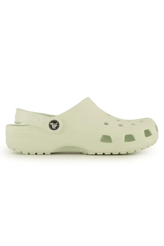 Crocs Classic Clog Damen Slipper Grün, Damen, Größe: 39/40