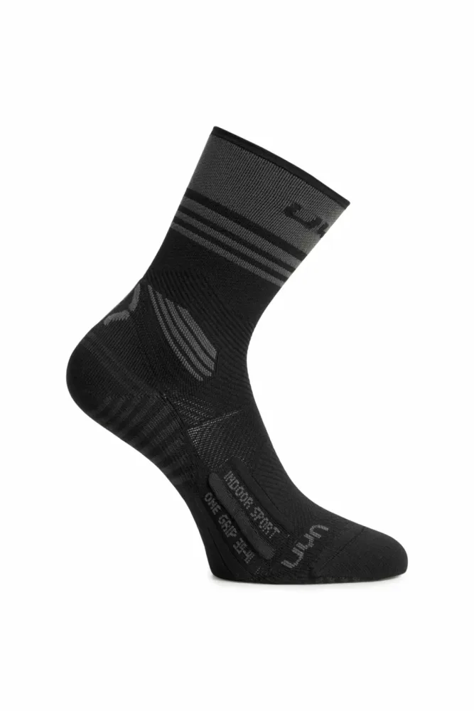 UYN Indoor Sport One Grip 35-47 Socken Schwarz, Herren, Größe: II