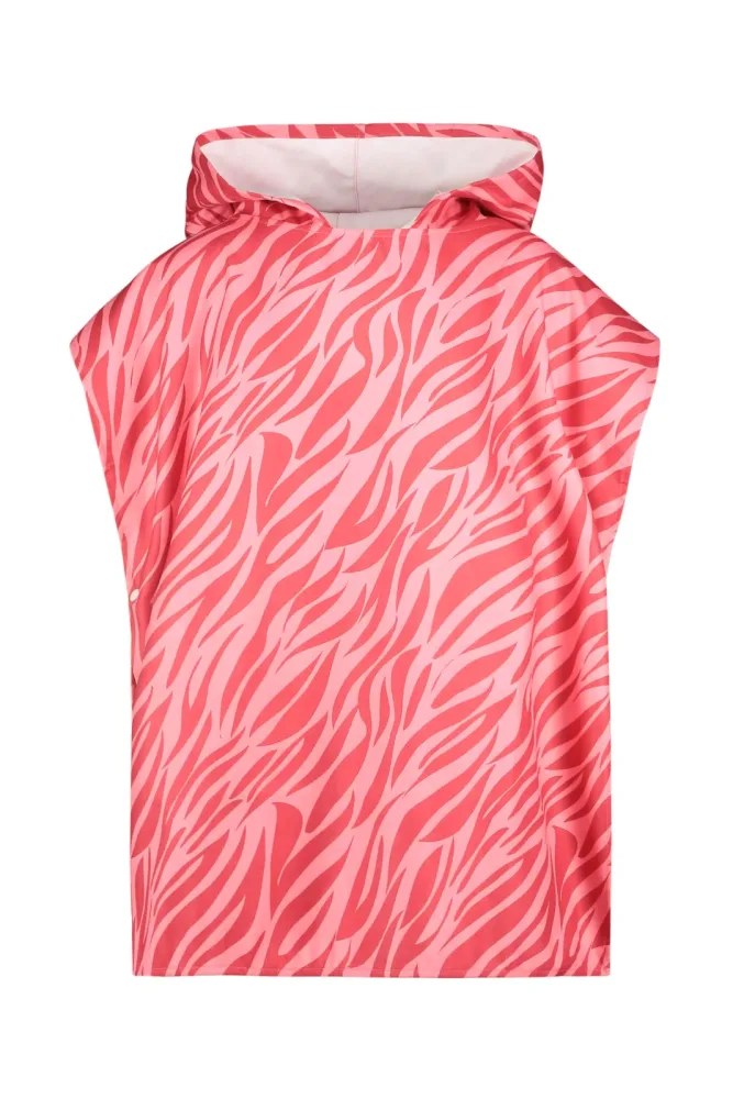 BEACH MOUNTAIN Kinder Poncho Rosa, , Größe: ONE SIZE