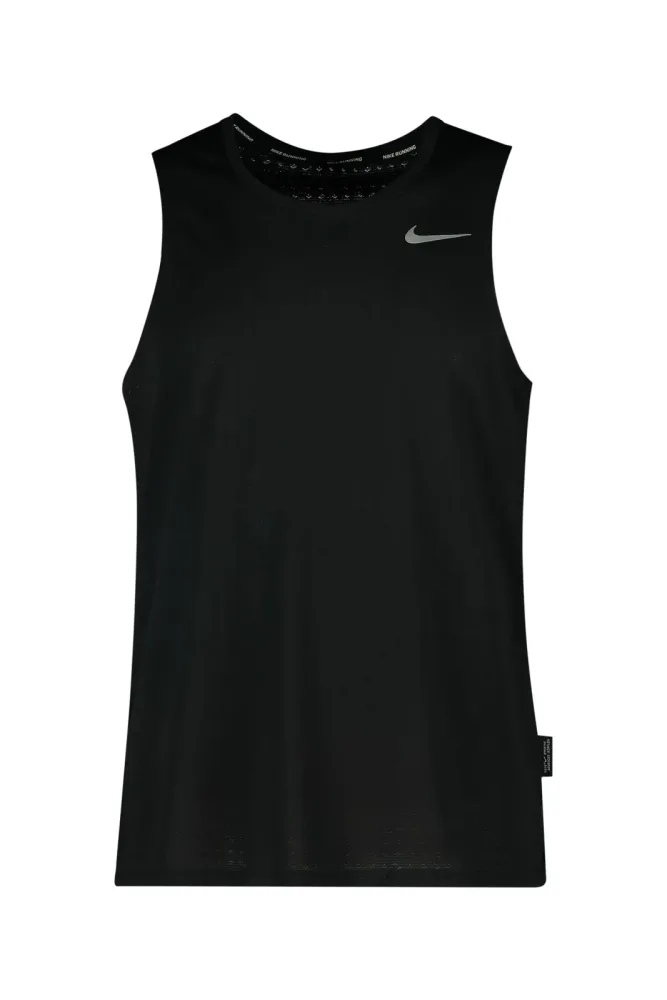 Nike Miler Breathe Dri-FIT Herren Tanktop Schwarz, Herren, Größe: L