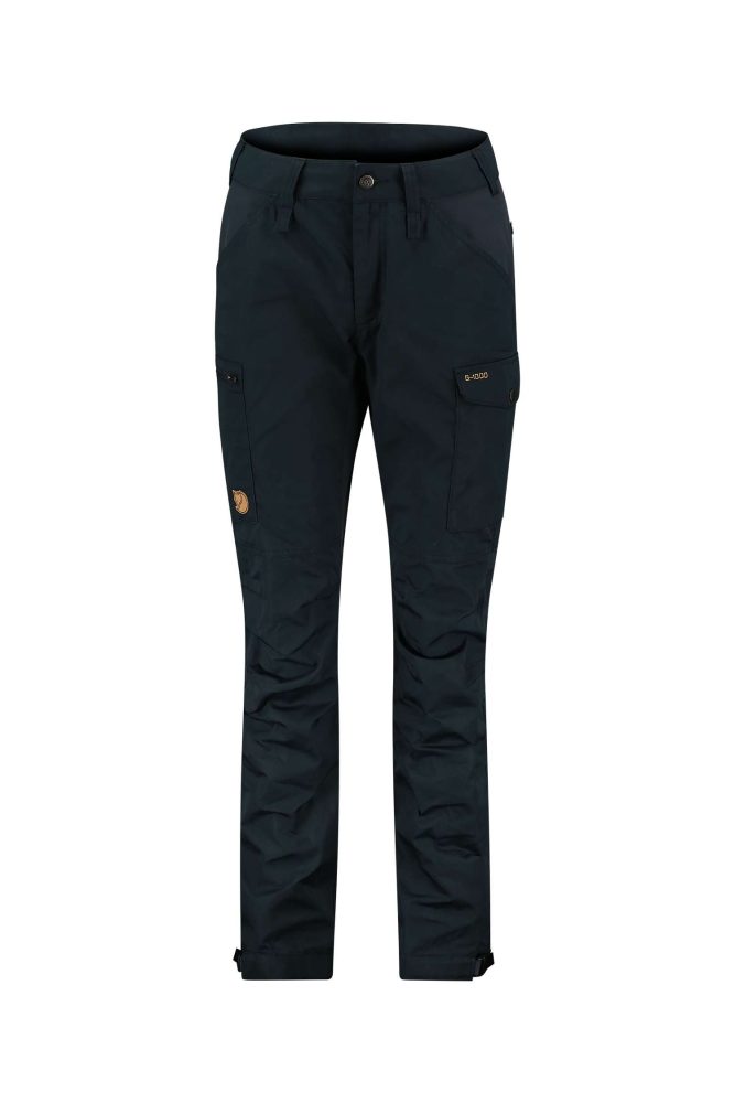 Fjällräven Kaipak Curved Damen Wanderhose Blau, Damen, Größe: 36