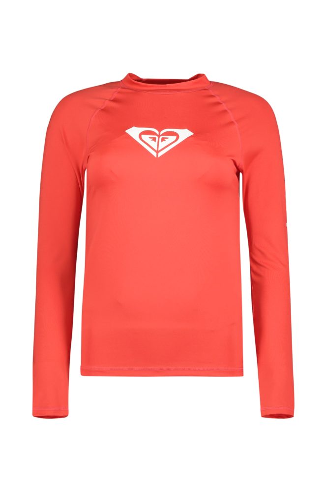 Roxy Whole Hearted 50+ Damen Lycra Shirt Rot, Damen, Größe: M