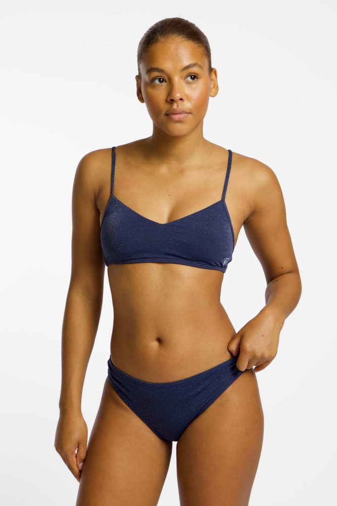 Roxy Roxy Shine Bralette A-C Cup Damen Bikini Blau, Damen, Größe: L