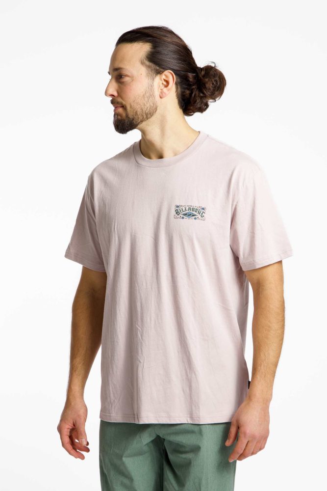 Billabong Heritage Arch Premium Herren T-Shirt Lila, Herren, Größe: L