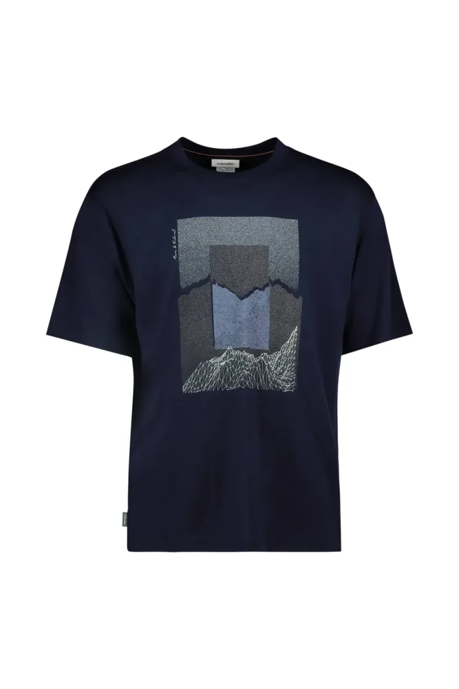 Icebreaker Herren 150 Tech Lite Mountain Shift T-Shirt