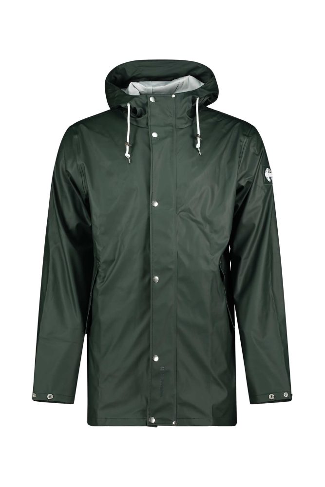 RUKKA Herren Regenjacke Grün, Herren, Größe: L