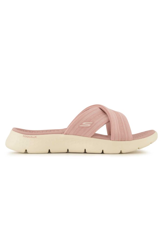 Skechers Go Walk Flex Damen Sandale Rosa, Damen, Größe: 40