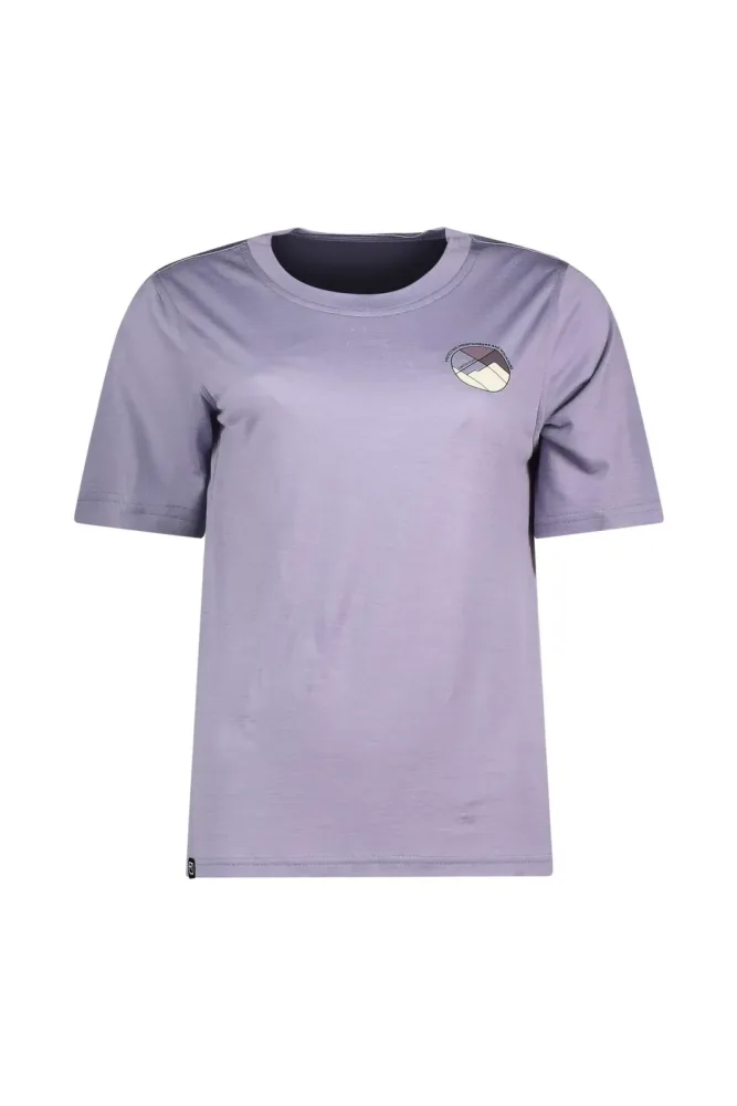 Ortovox 140 Cool Round Landscape Damen T-Shirt Lila, Damen, Größe: S