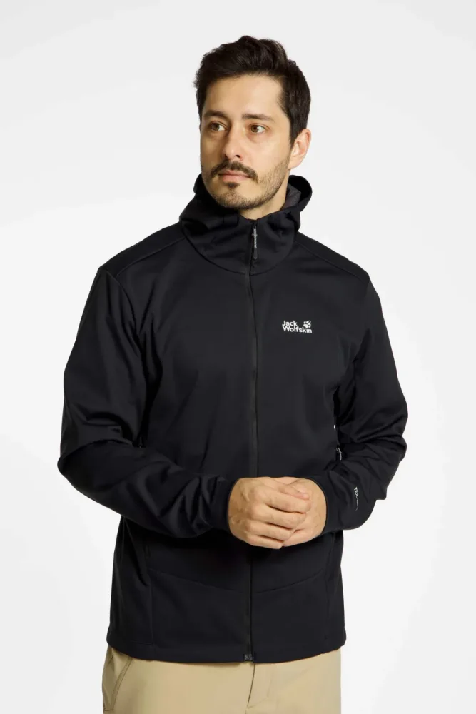 Jack Wolfskin - Trekkingjacke, für Herren, Black, Größe 2XL