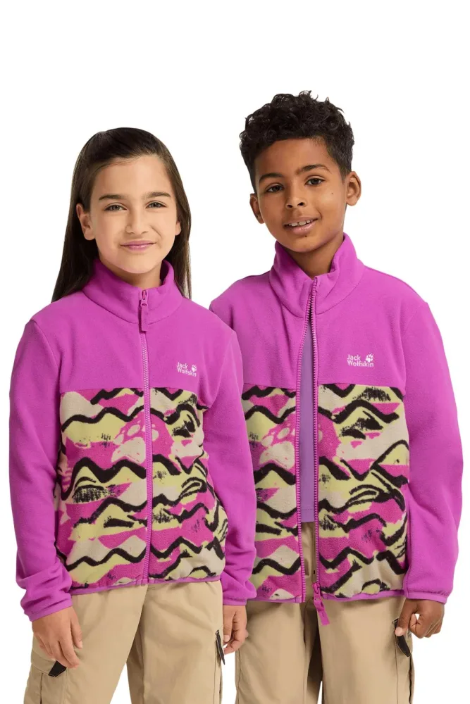 Jack Wolfskin Kinder Paw Era 100 Print Jacke