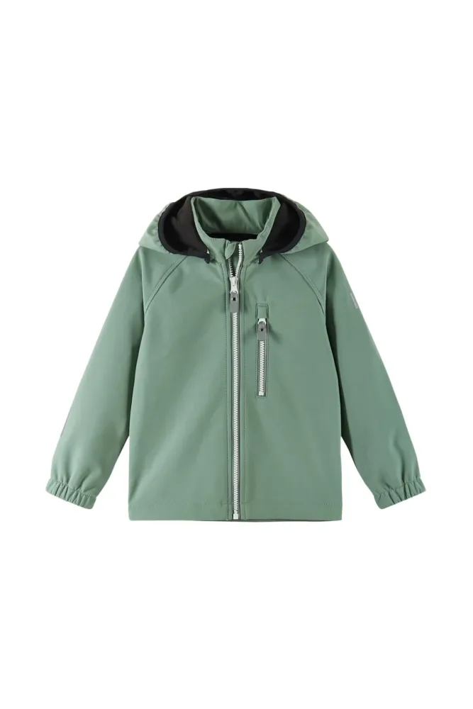 reima Vantti Mini Kinder Softshelljacke Grün, , Größe: 98