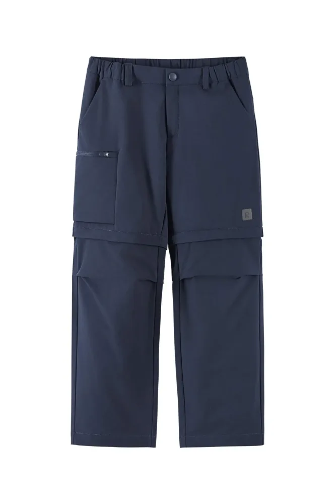 reima Surina Bugproof Zip-Off Mini Kinder Wanderhose Blau, , Größe: 122