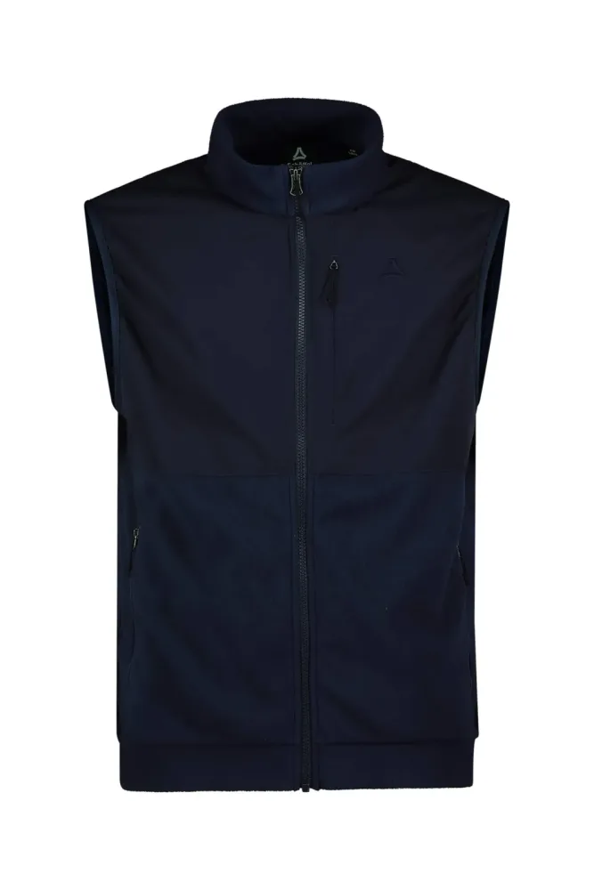 Schöffel Ash Fleece Herren Gilet Blau, Herren, Größe: 56