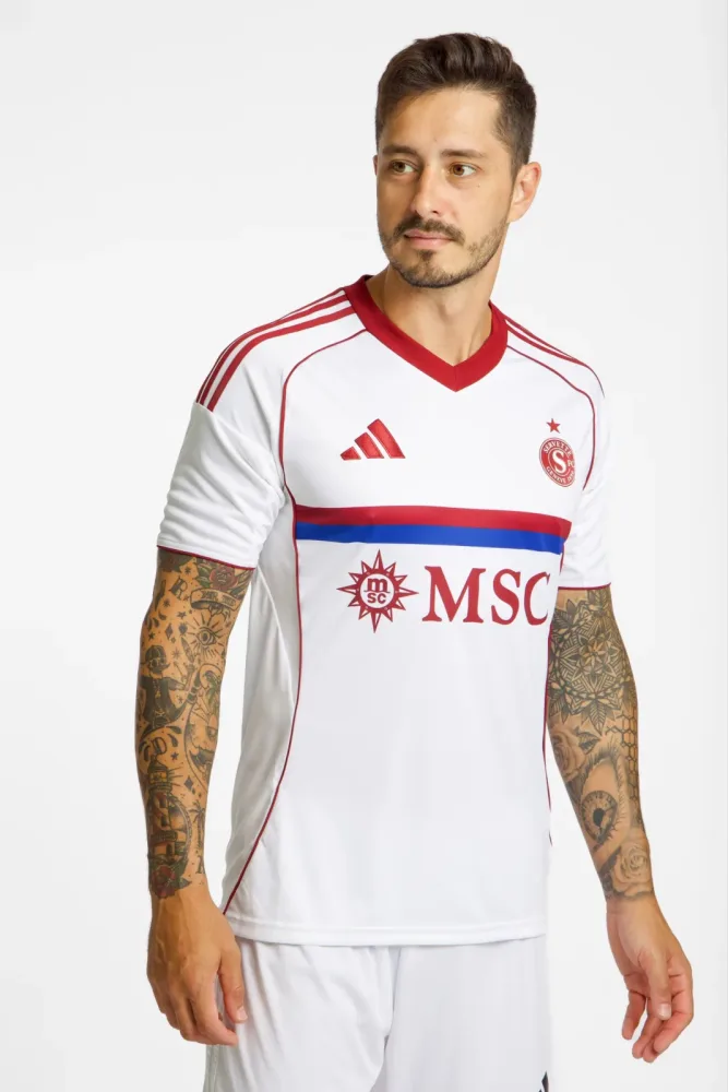 adidas Servette FC Away Replica Herren Fussballtrikot 25/26 Weiss, Herren, Größe: XL