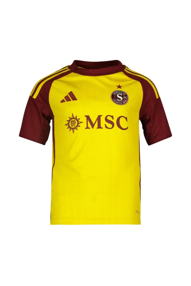 adidas Servette FC Away Replica Kinder Fussballtrikot 25/26 Weiss, , Größe: 164