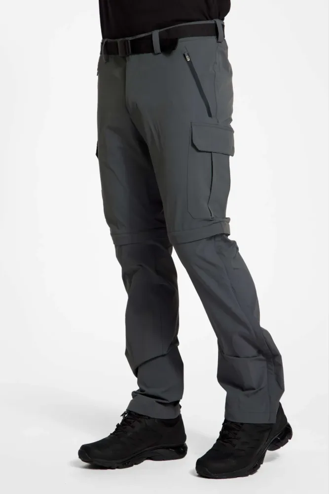 Schöffel Kyoto3 Zip-Off Kurzgrösse Herren Wanderhose Grau, Herren, Größe: 54K