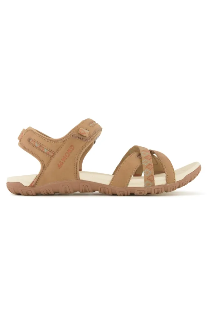 46 NORD Nomad 3.0 Damen Trekkingsandale Beige, Damen, Größe: 36