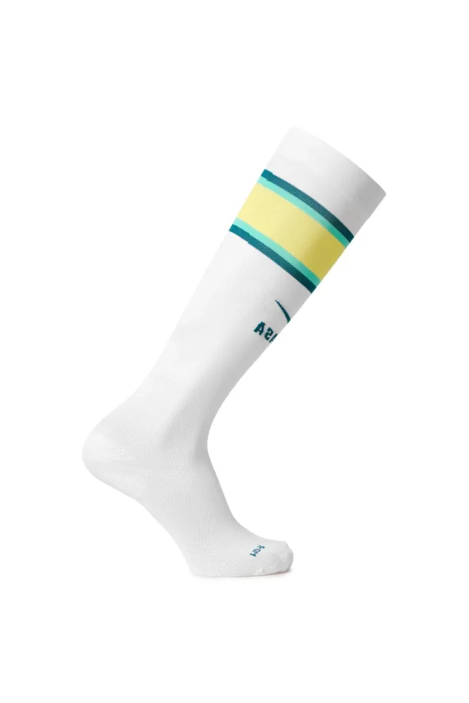 Nike Brasilien Home 34-46 Fussballstulpen WM 2026 Weiss, Herren, Größe: 38-42