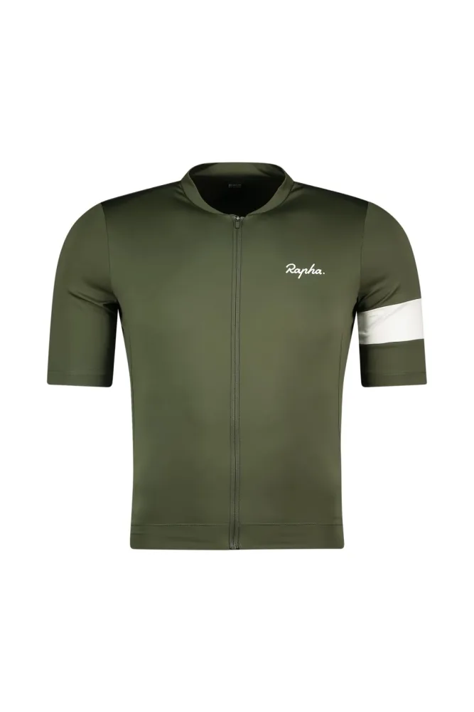 Rapha Core Herren Biketrikot Grün, Herren, Größe: L