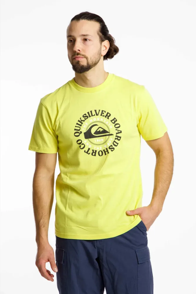 Quiksilver Too Fine Herren T-Shirt Gelb, Herren, Größe: M