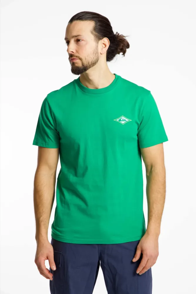 Quiksilver Retro Dreamin Back Print Herren T-Shirt Grün, Herren, Größe: XL