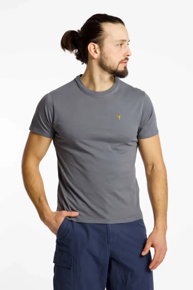 BEACH MOUNTAIN Herren T-Shirt Grau, Herren, Größe: S