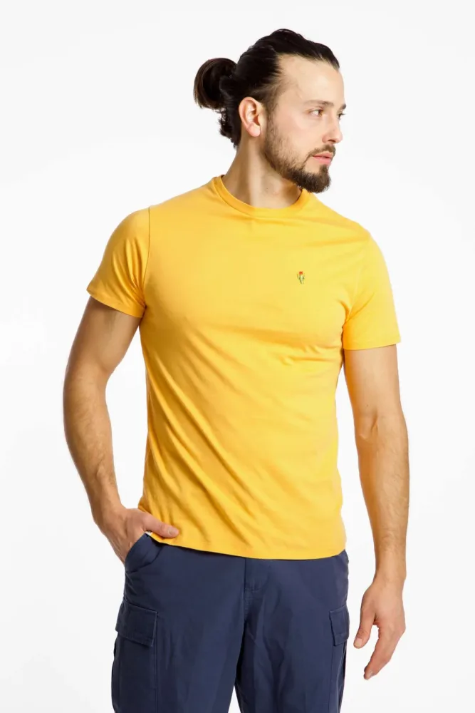 BEACH MOUNTAIN Herren T-Shirt Orange, Herren, Größe: M
