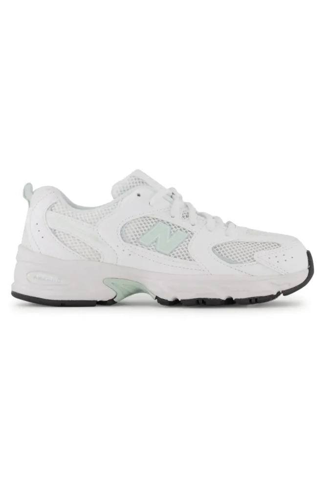 New Balance G 530 Sneaker - White + Light Green EU35.5 Kids