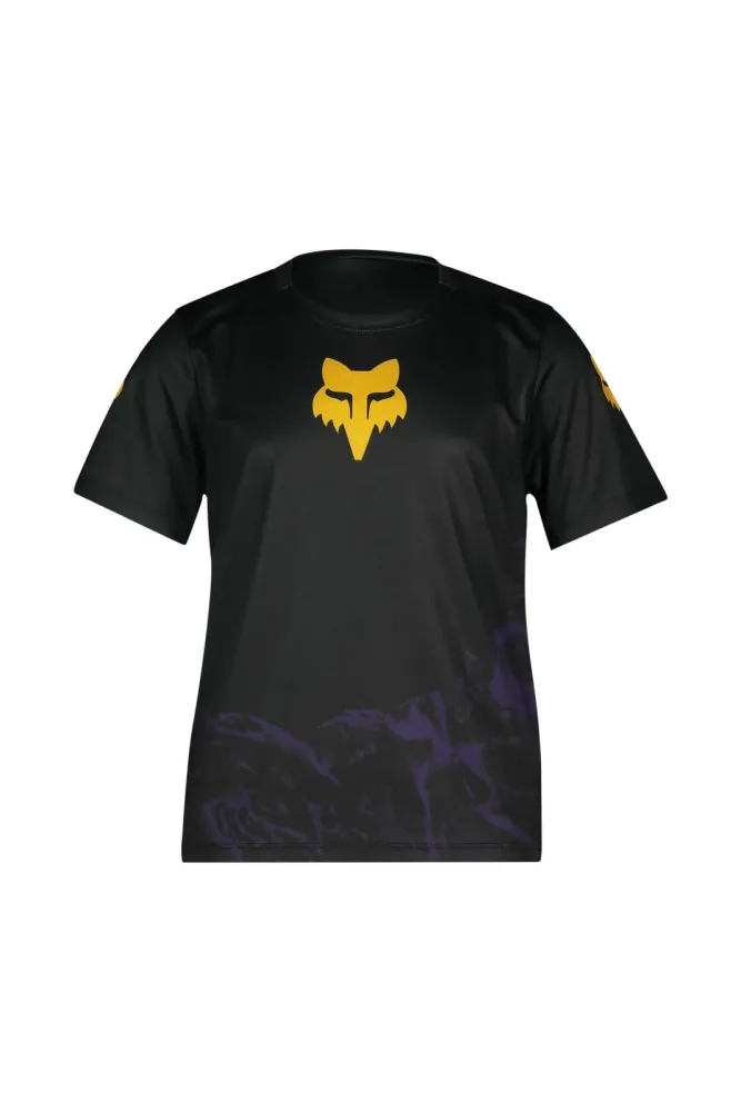 FOX Ranger Image Print Kinder Biketrikot Schwarz, , Größe: S