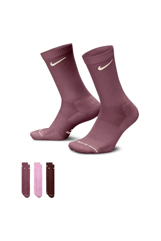 Nike 3-Pack Everyday Elevated 35-42 Socken Rosa, Herren, Größe: I