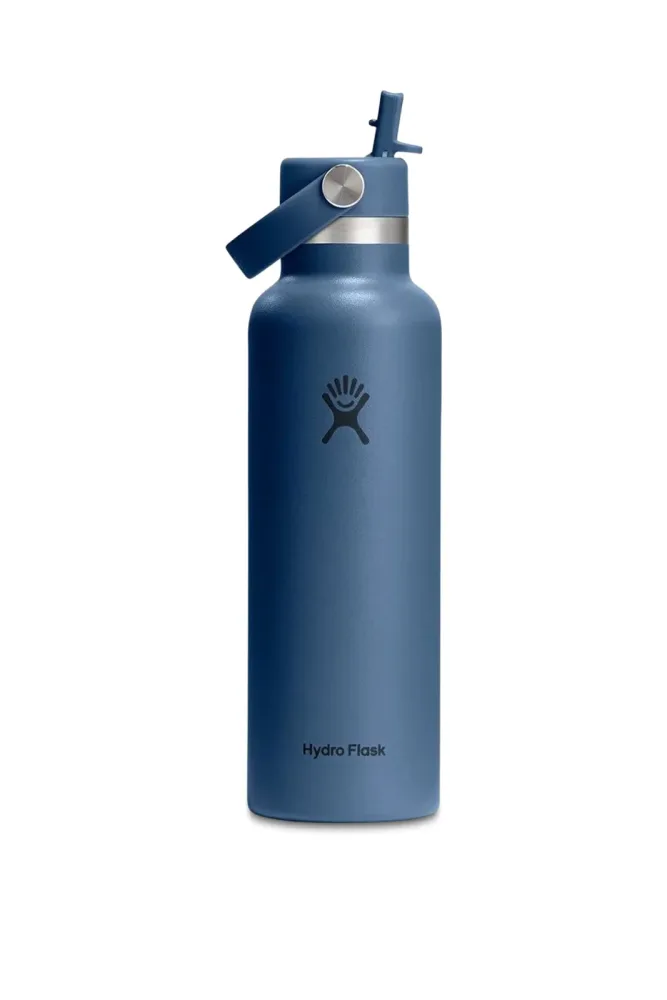 Trinkflasche mit Strohhalm 621ml